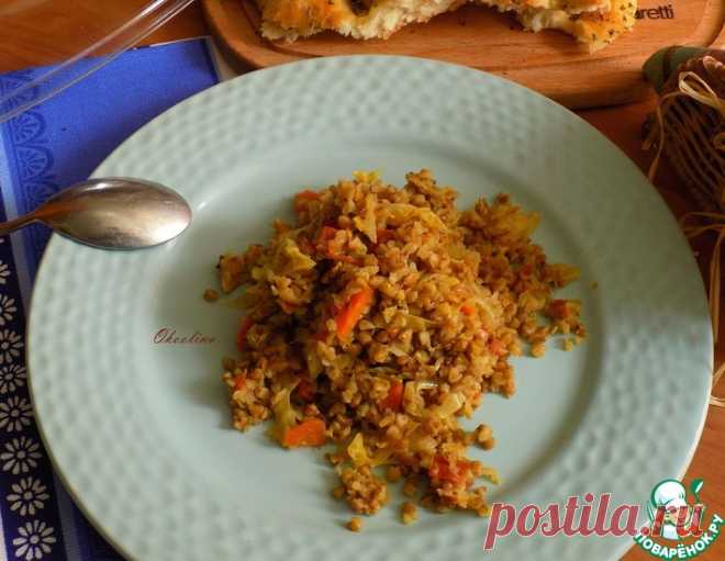 Пряная гречка с капустой – кулинарный рецепт