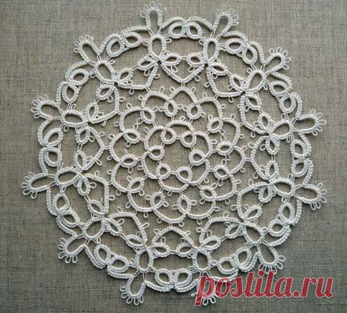 Фриволите иглой. Часть 1.