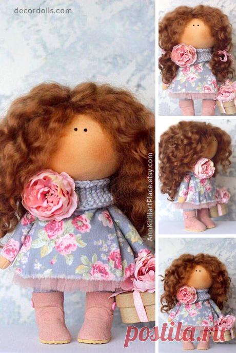 Tilda Doll Handmade Interior Soft Doll Nursery Cloth Doll | Etsy