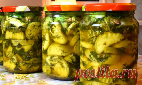 Маринуем кабачки как грибы