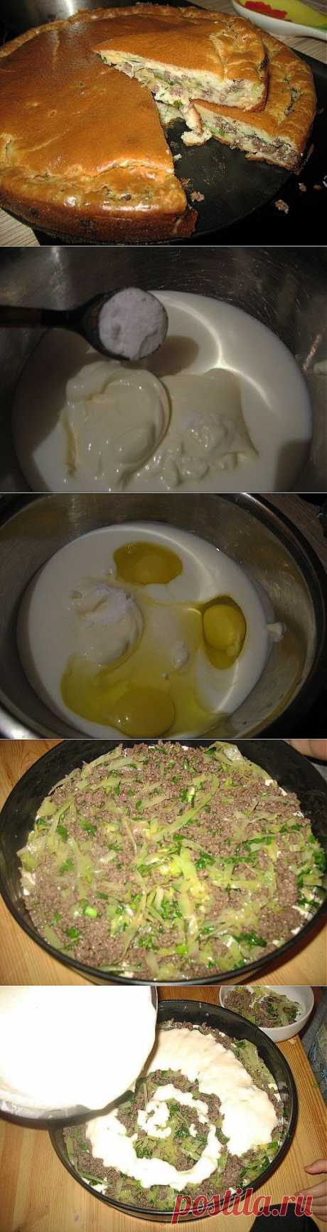 Супер нежный пирог с капустой и мясом - Простые рецепты Овкусе.ру