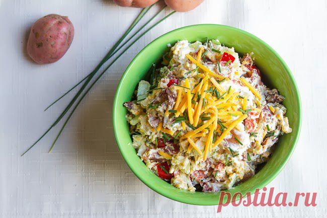 Картофельный салат с беконом