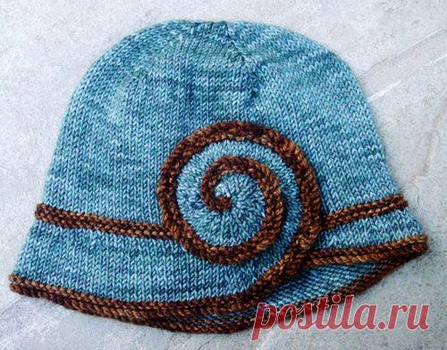 Шляпка со спиралью!
