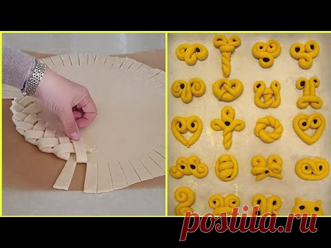 مدهش 😋اشكال سهلة وجديد بيتزا ومعجنات قمة الروعة 💥Easy and Fresh Shapes Pizza #Pastry