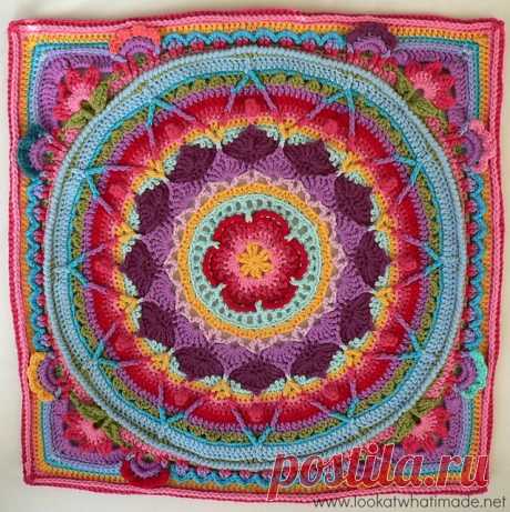 Sophie's Garden by Dedri Uys - Квадратные мотивы - Галерея - Knitting Forum.Ru