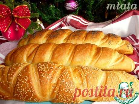 Багеты-рулеты с масляной начинкой