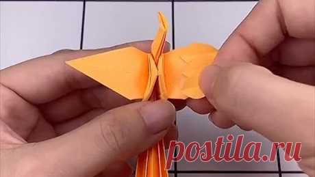 Оригами. Птица