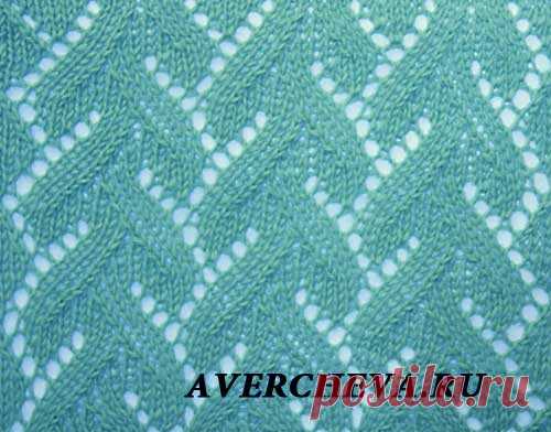 Узор 843 |  каталог вязаных спицами узоров