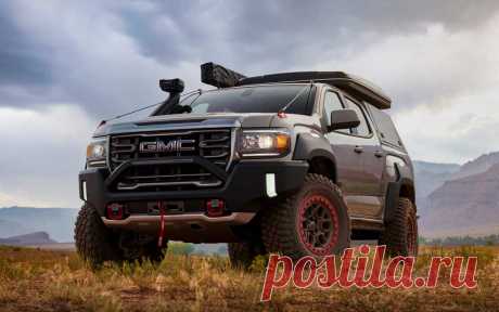 GMC Canyon AT4 OVRLANDX 2021: салон, внешний вид, характеристики