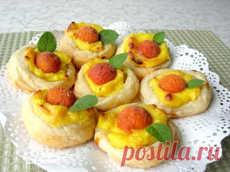 АБРИКОСОВЫЕ ГНЕЗДА с Заварным Кремом - Нежный, Вкусный и Ароматный Десерт к чаю! - YouTube