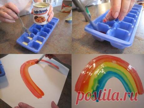 Создаем глянцевые рисунки с детьми