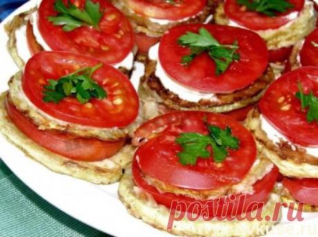 ЗАКУСКА ИЗ КАБАЧКОВ С ПОМИДОРАМИ. - Простые рецепты Овкусе.ру