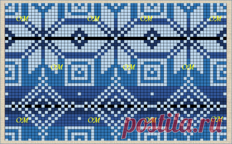 21 жаккардовая схема в стиле норвежских узоров | ЖАККАРДос | Яндекс Дзен