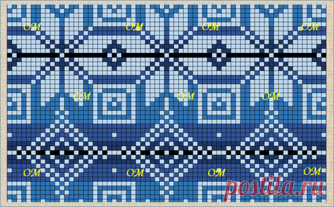 21 жаккардовая схема в стиле норвежских узоров | ЖАККАРДос | Яндекс Дзен