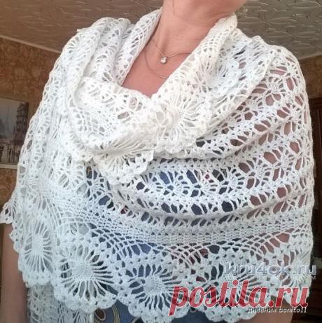 Ажурный палантин с каймой. Работа Елены Шевчук.

На палантин потребовалось два мотка пряжи Alize Ланаголд 800 (800м/100гр) Состав: 49% шерсть, 51% акрил. Крючок Clover 1,75
Палантин вяжется в одном направлении, кайма с двух сторон вяжется сразу с основным узором (схема прилагается). Количество раппортов основного узора – в зависимости от желаемой ширины палантина.


#пряжа #купить_пряжу #купить_пряжу #вязание #крючком #спицами #рукоделие #палантин #схема

Пряжу можете зака...