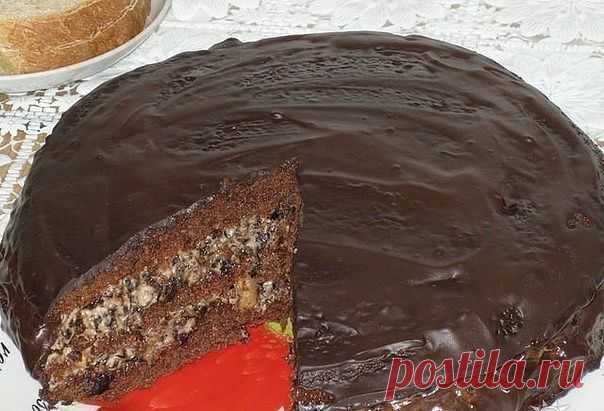 Торт "Чернослив в шоколаде" | Четыре вкуса