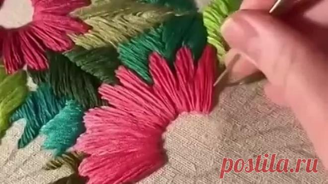 Ковровая вышивка