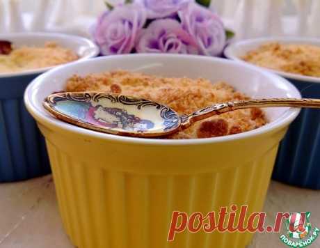 Крамбл с ревенем и яблоками – кулинарный рецепт
