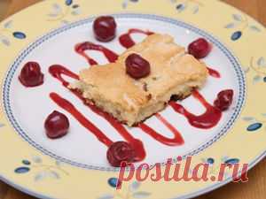 Манная запеканка с вишневым соусом. Рецепт c фото, мы подскажем, как приготовить!