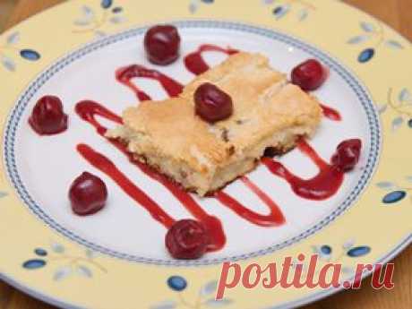 Манная запеканка с вишневым соусом. Рецепт c фото, мы подскажем, как приготовить!