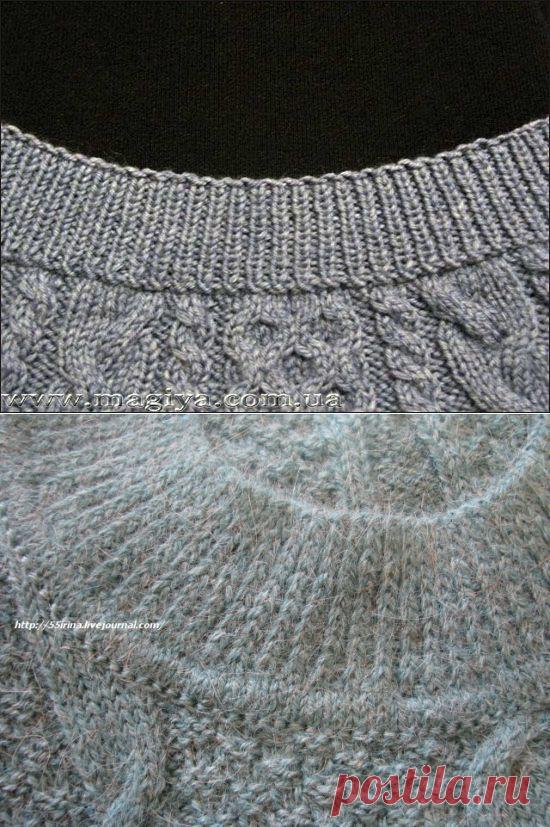 МК: Обработка горловины (вязание) - Вяжем сети - ТВОРЧЕСТВО РУК - Каталог статей - ЛИНИИ ЖИЗНИ