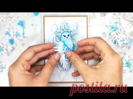 Вы ощутите себя в Зимней Сказке ✨Делаю сказочный декор и превращаю его в Новогоднюю Открытку 💙 DIY