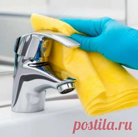 ХОЗЯЙКЕ НА ЗАМЕТКУ!
Чтобы убрать известковый налет на кране ...