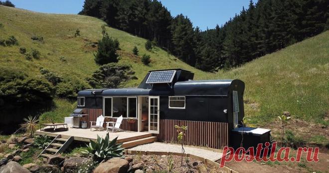 Романтика на колесах: уютные апартаменты в старом автобусе с видом на океан В Новой Зеландии появился 