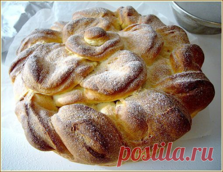 Красивая выпечка: булка Тюрбан