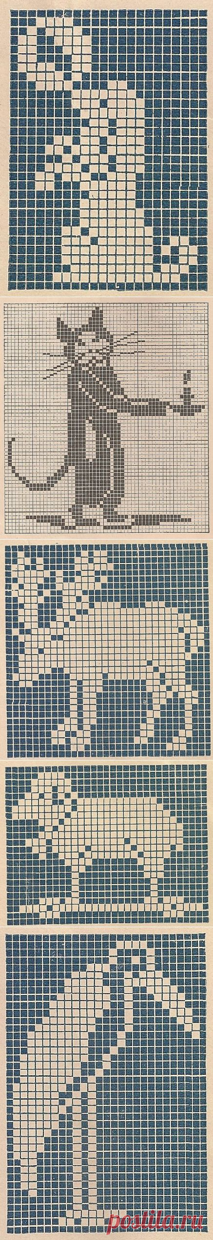 Sentimental Baby: Children's Motifs for Cross Stitch or Filet Crochet