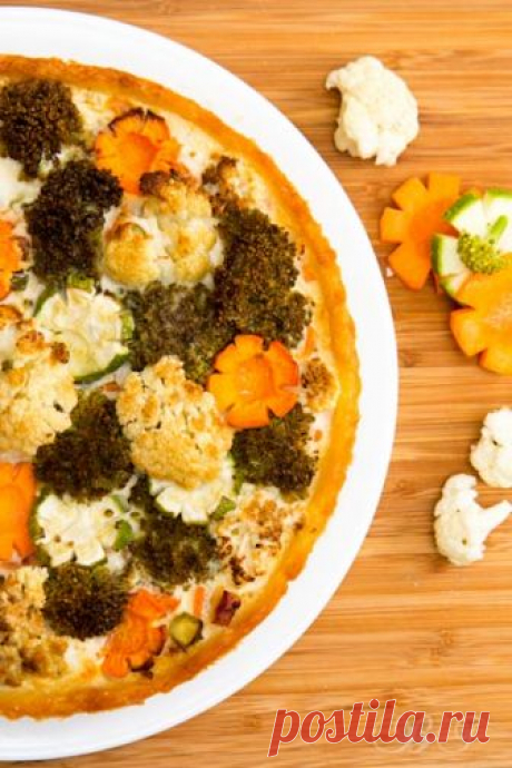 Картофельный киш с овощами и мясом Вот и наступила весна! Настроение отличное J В связи с этим  - киш с цветочками на обед. Я использую мясо кролика, но можно взять и курицу, а можно и вообще без мяса делать. Хочу отдельно отметить тесто с картофелем. Этой мой чистый эксперимент. Очень понравилось, как в работе,…