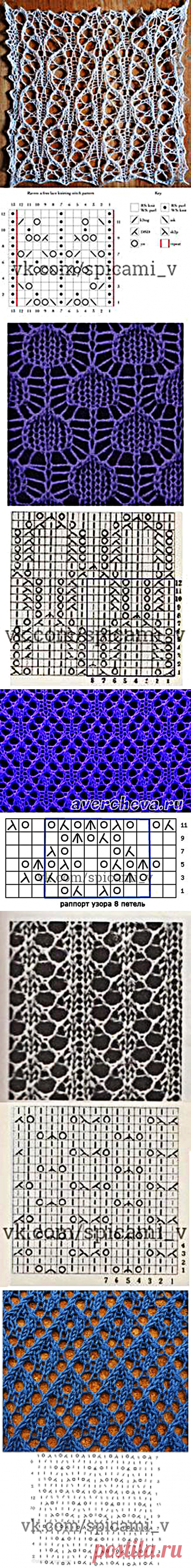 Красивейшие узоры на спицах: изысканность ваших вещей — Сделай сам, идеи для творчества - DIY Ideas