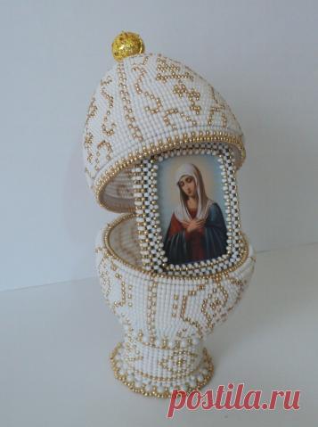 Пасхальное яйцо | biser.info - всё о бисере и бисерном творчестве