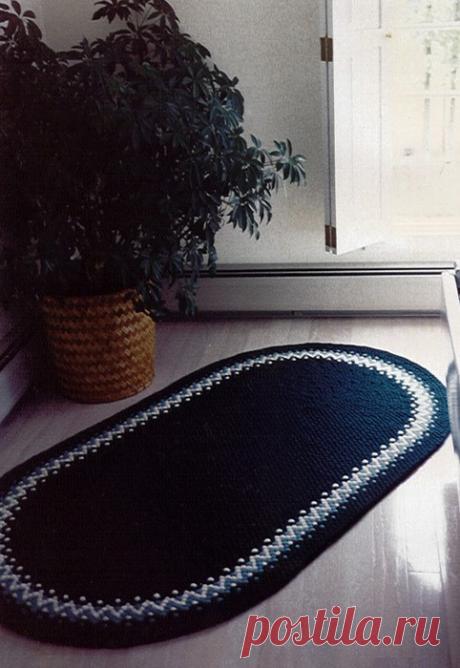 Плетеные коврики в домашнем интерьере