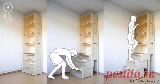 Как сделать книжную полку. 27 идей | ВСЁ ДЛЯ ДОМА