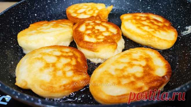 Пышные и безумно вкусные оладьи без дрожжей, которые не опадают и готовятся очень просто | Карамелька | Яндекс Дзен