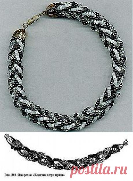 ожерелье из бисера