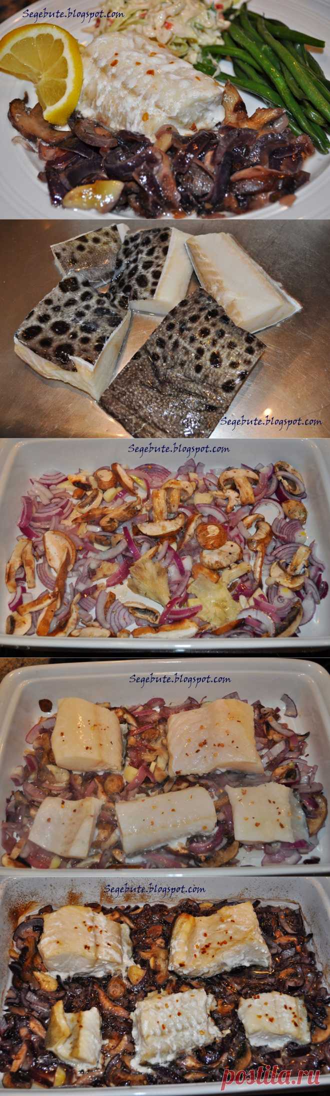 SEGEBUTĖS UŽRAŠAI: Balta žuvis ant grybų patalo