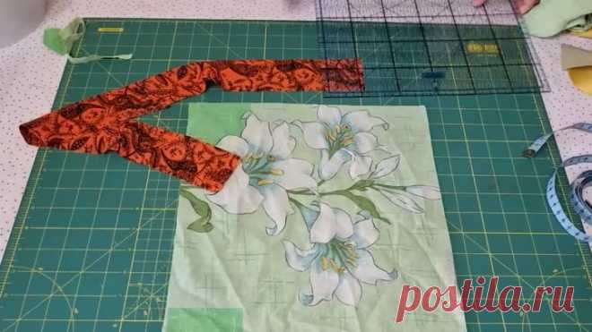 Удивительная идея осенней идеи из лоскутков ткани / Красивый проект шитья / Пэчворк для начинающих | Шитьё-DIY-пэчворк | Дзен