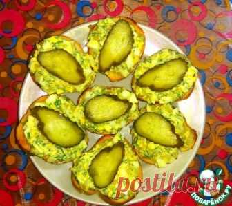 Закусочные бутерброды с луком и яйцом – кулинарный рецепт