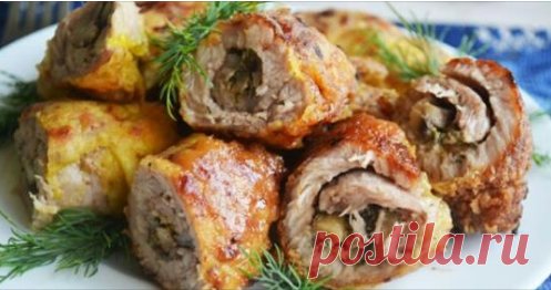 Мясные рулетики с грибами: их невозможно не любить Представляем вашему вниманию рецепт очень вкусных рулетиков, после которых просто «пальчики оближешь»