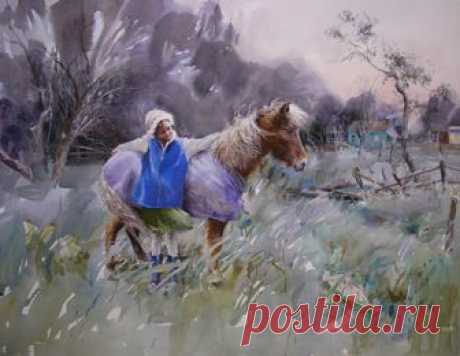 "Акварельные портреты Мэри Уайт не просто портреты, это – истории жизней, подробно изученные и пережитые. В каждой картине эмоция и осмысление." — card from user ev-yarkin in Yandex.Collections