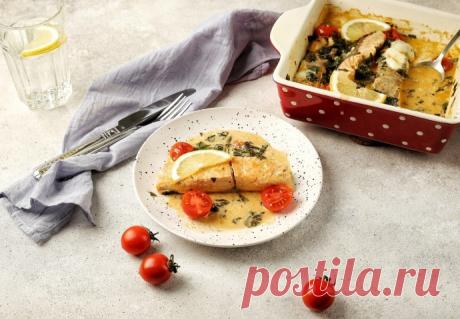 Кремовый лосось с сыром