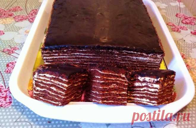Очень вкусный шоколадный торт Спартак Любимый торт!