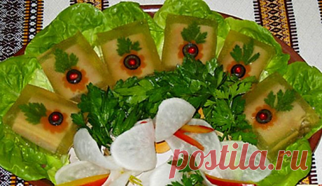 Красивая и вкусная Закуска&quot;Витки заливные&quot;..
