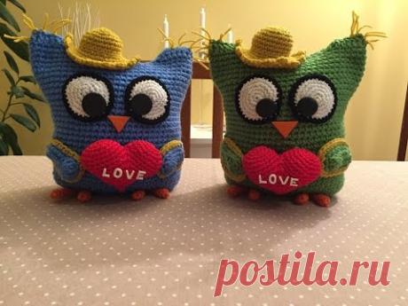 gufetto Amigurumi tutorial-schema/ How to crochet owl Amigurumi