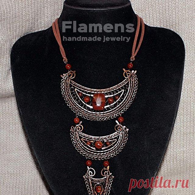 #колье #медныеукрашения #купить #скриняhandmade #скриня #ярмаркамастеров #украина #днепро