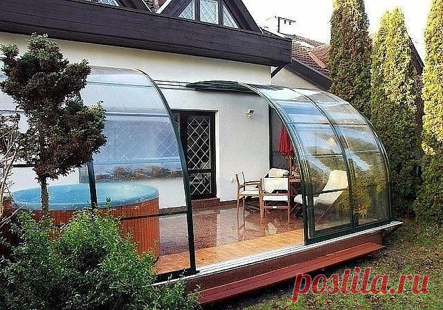 Идея веранды из поликарбоната! Крутая идея!