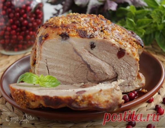 Буженина, шпигованная вяленой клюквой | Официальный сайт кулинарных рецептов Юлии Высоцкой
