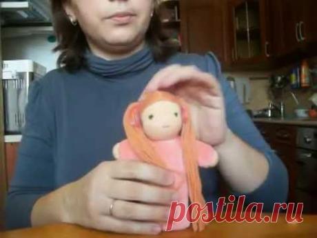 Вышиваем глаза кукле&Как вышить глаза кукле